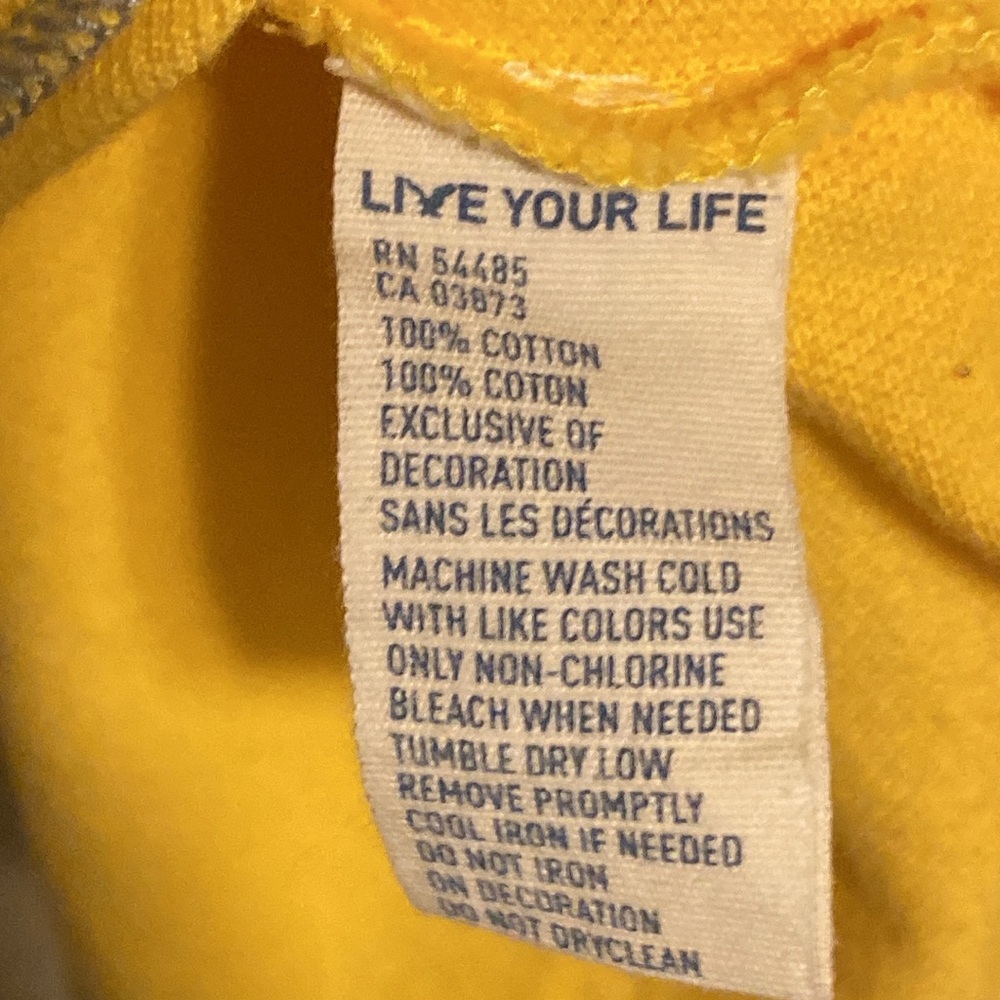 American Eagle Outfitters The Eagle Yellow Polo Vintage Fit Polo Shirt Men L NWT - Picture 7 of 7